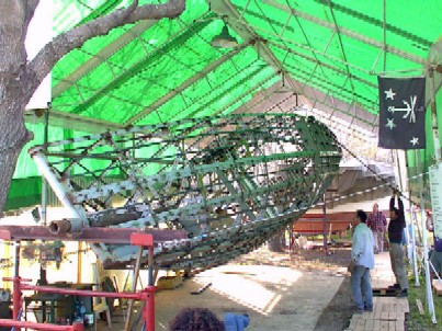 volteando la estructura