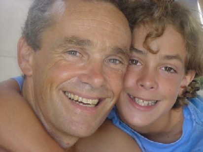 Gustavo Díaz M y su hijo Facundo