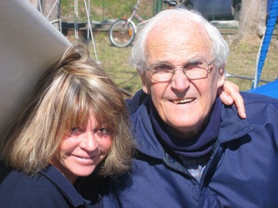 Sophie y don Jorge Heguilor en el Enomis